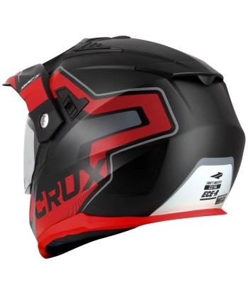 Casque moto cross/enduro + visiere -  CRUX™ basket pas cher