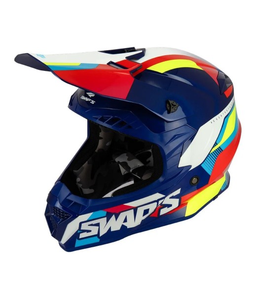 Casque cross bleu -  2FASTER 4FLASH Toutes les collections ici