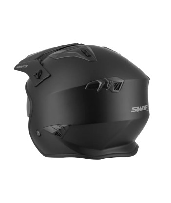 Casque Jet Trial/Quad - Swaps TROOPER Noir Mat 2023