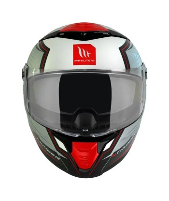 Casque moto integral | MT THUNDER 4 SV PENTAL  |   GRIS/ROUGE destockage