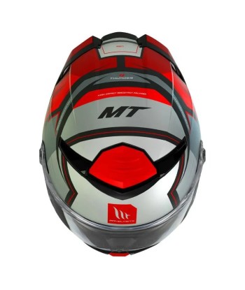 Casque moto integral | MT THUNDER 4 SV PENTAL  |   GRIS/ROUGE destockage