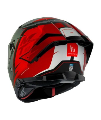 Casque moto integral | MT THUNDER 4 SV PENTAL  |   GRIS/ROUGE destockage