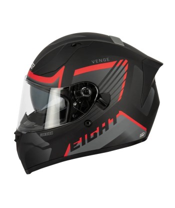 Casque moto/scooter Integral|  Noir/Rouge + PINLOCK solde