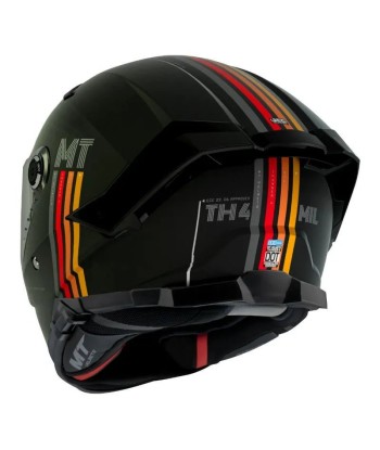 Casque moto integral | MT THUNDER 4 SV MIL A11 |  NOIR MAT Comment ça marche