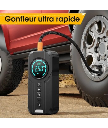 Booster de Démarrage Batterie 4-en-1 Pour