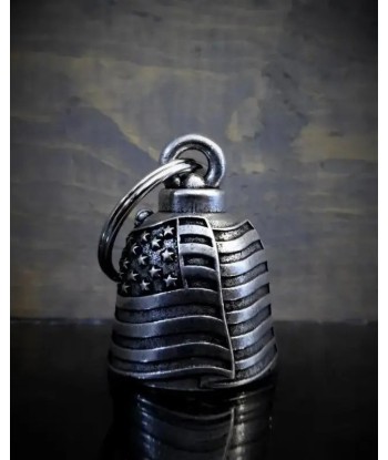 Cloche de moto unique Bravo bells "drapeau américain" suggérées chez