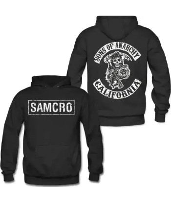 Pull a capuche " SONS OF ANARCHY"  - SAMCRO en linge