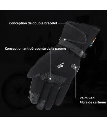 Gants de moto chauffant électriques imperméables acheter