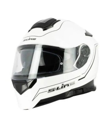 Casque Modulable Double écran Blanc/Noir | SLine550 en linge