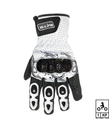 Gants moto été cuir femme - Homologués CE (KP1) basket pas cher