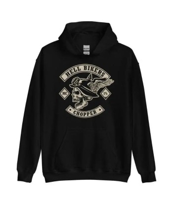 Sweat a capuche moto Hell Bikers destockage