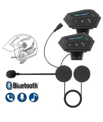 Intercom casque moto | BT-12 livraison et retour toujours gratuits