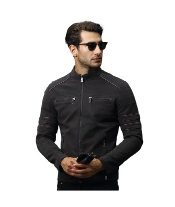 Blouson cuir homme - Sino Skulls SOLDES rembourrage situé sous