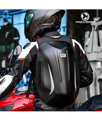 Sac à dos moto carbone- RocksBiker sur le site 