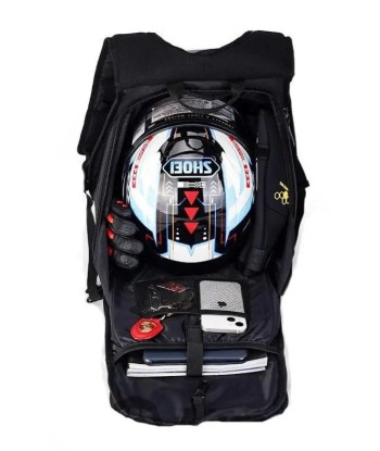 Sac à dos moto carbone- RocksBiker sur le site 