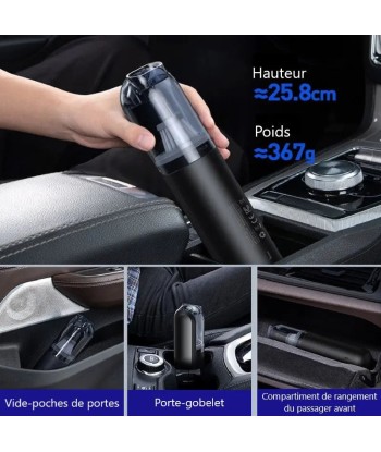 Aspirateur portable sans fil pour voiture pas cher 