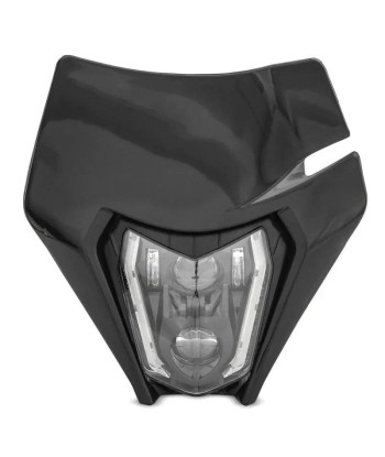 Phare LED moto et plaque Enduro Offroad Universel la colonne vertébrale