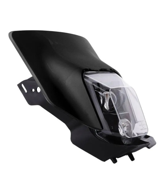 Projecteur LED moto + plaque Enduro Offroad  noir votre