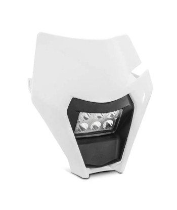 Projecteur LED moto + plaque pour Enduro XDure BK2 carenage Universel wit Comment ça marche