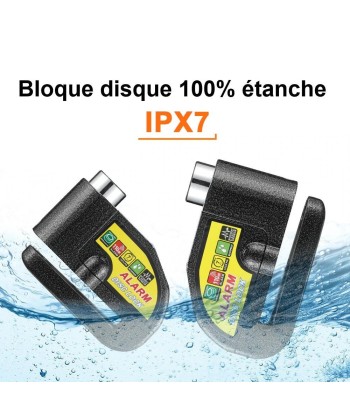 Dispositif Antivol Moto - Alarme Bloque Disque MT01 basket pas cher