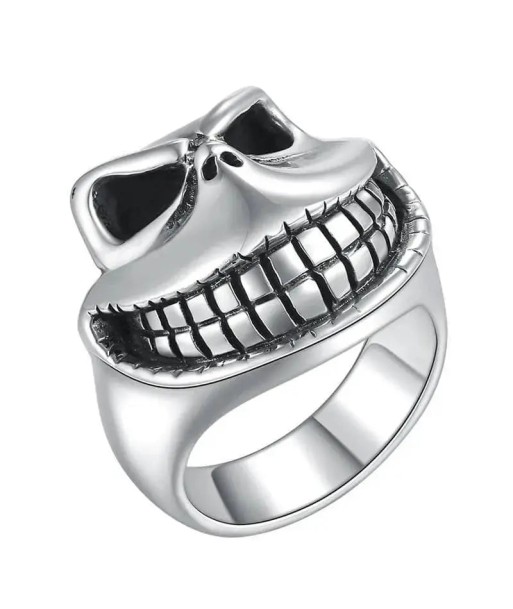 Bague motard joker (Argent) Véritable concentré