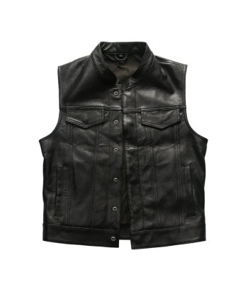 Veste moto cuir biker SOA pas cheres