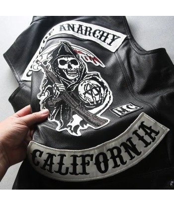 Veste moto sons of anarchy soldes