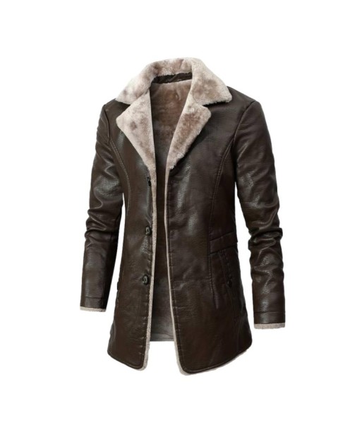 Manteau col fourrure Homme - Marron Venez découvrir notre 