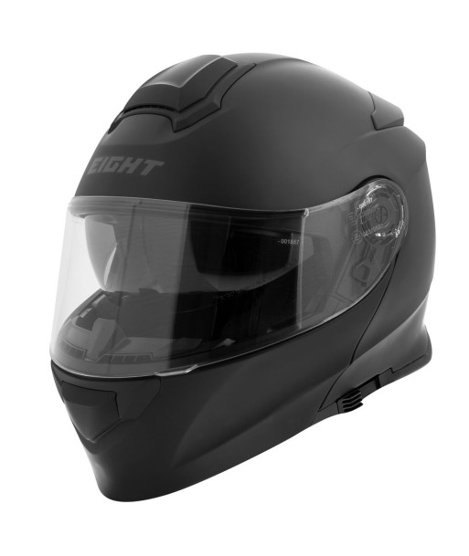 Casque ECE 22-06 modulable - NOir brillant des détails fins