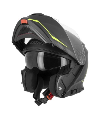 Casque moto Scooter Modulable - Noir et Jaune Comment ça marche